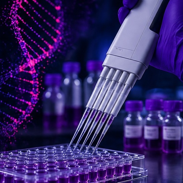 Maladies infectieuses & microbiome, test de génotypage au laboratoire GenXMap